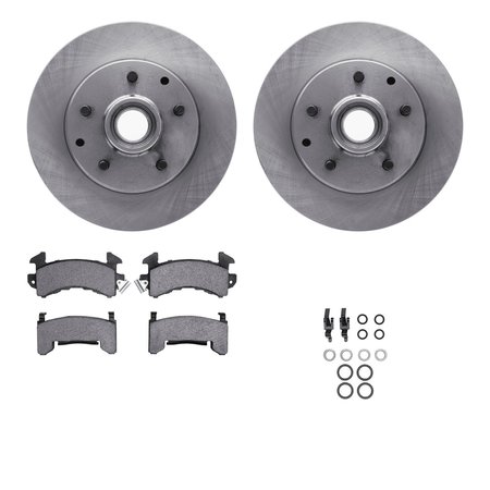 DYNAMIC FRICTION CO 6412-48028, Rotors with Ultimate Duty Performance Brake Pads includes Hardware 6412-48028